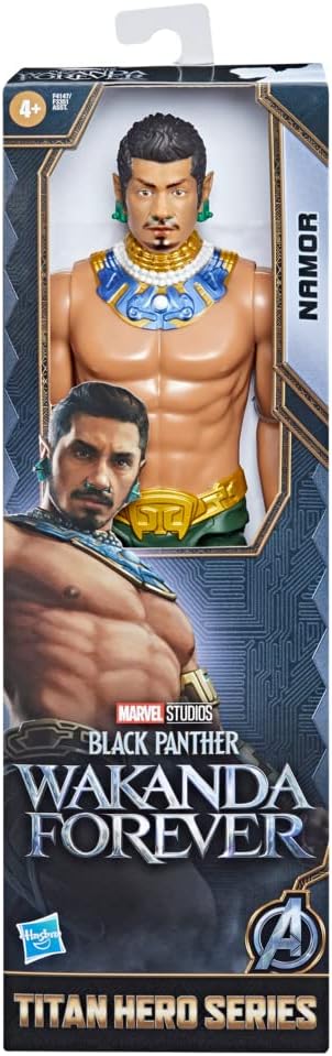 Boneco MarvelStudios' Black Panther: Wakanda Forever Titan Hero Series - 30 cm - Namor - F4147 - Hasbro - Imagem 2