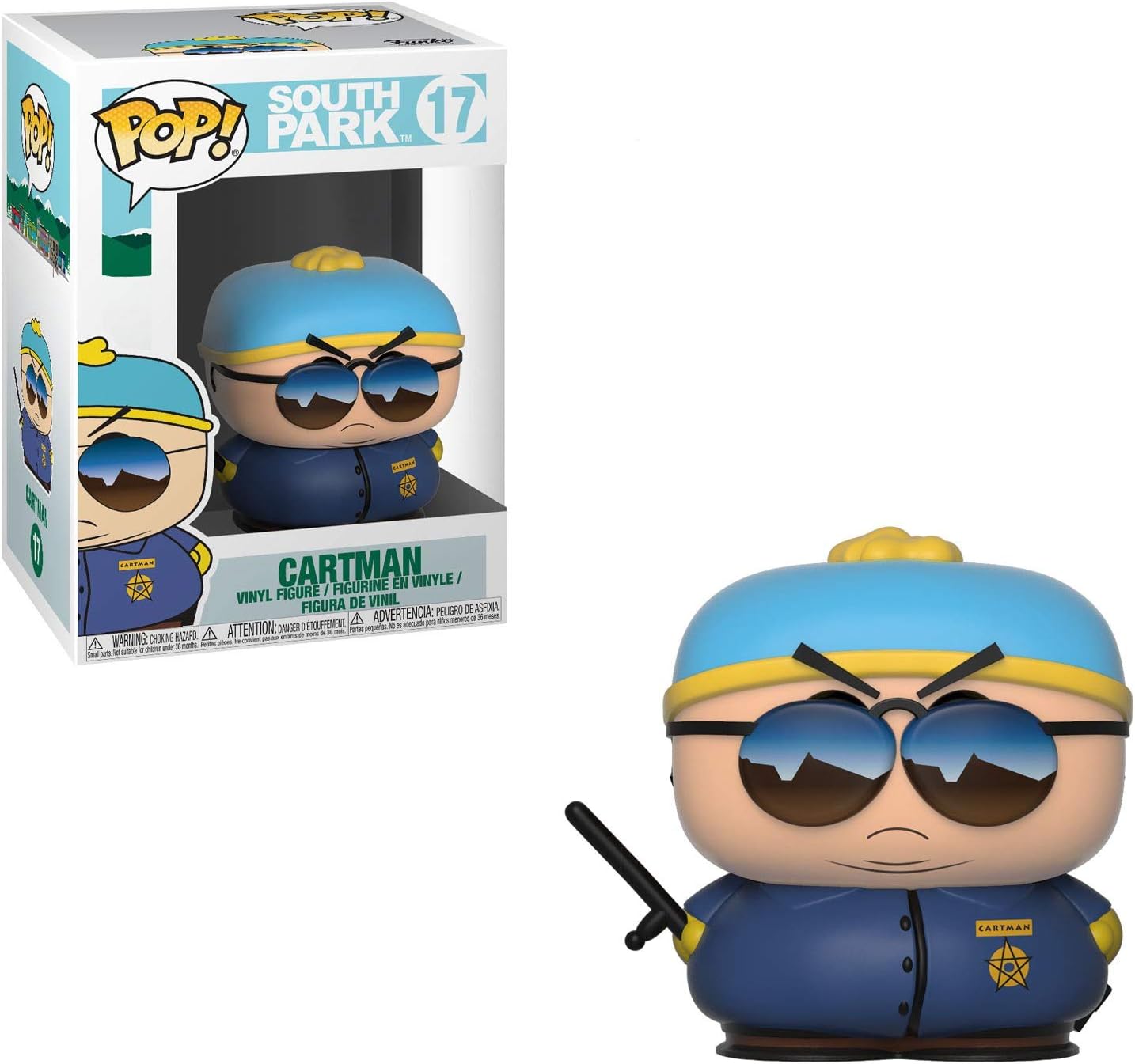 Boneco South Park Eric Cartman Cop Pop Funko 17 Suika