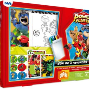 Box de Atividades Power Players, Copag, colorido