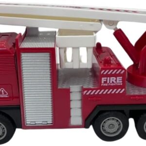 Brinquedo Carrinho de Bombeiro com Luz e Som Articulado