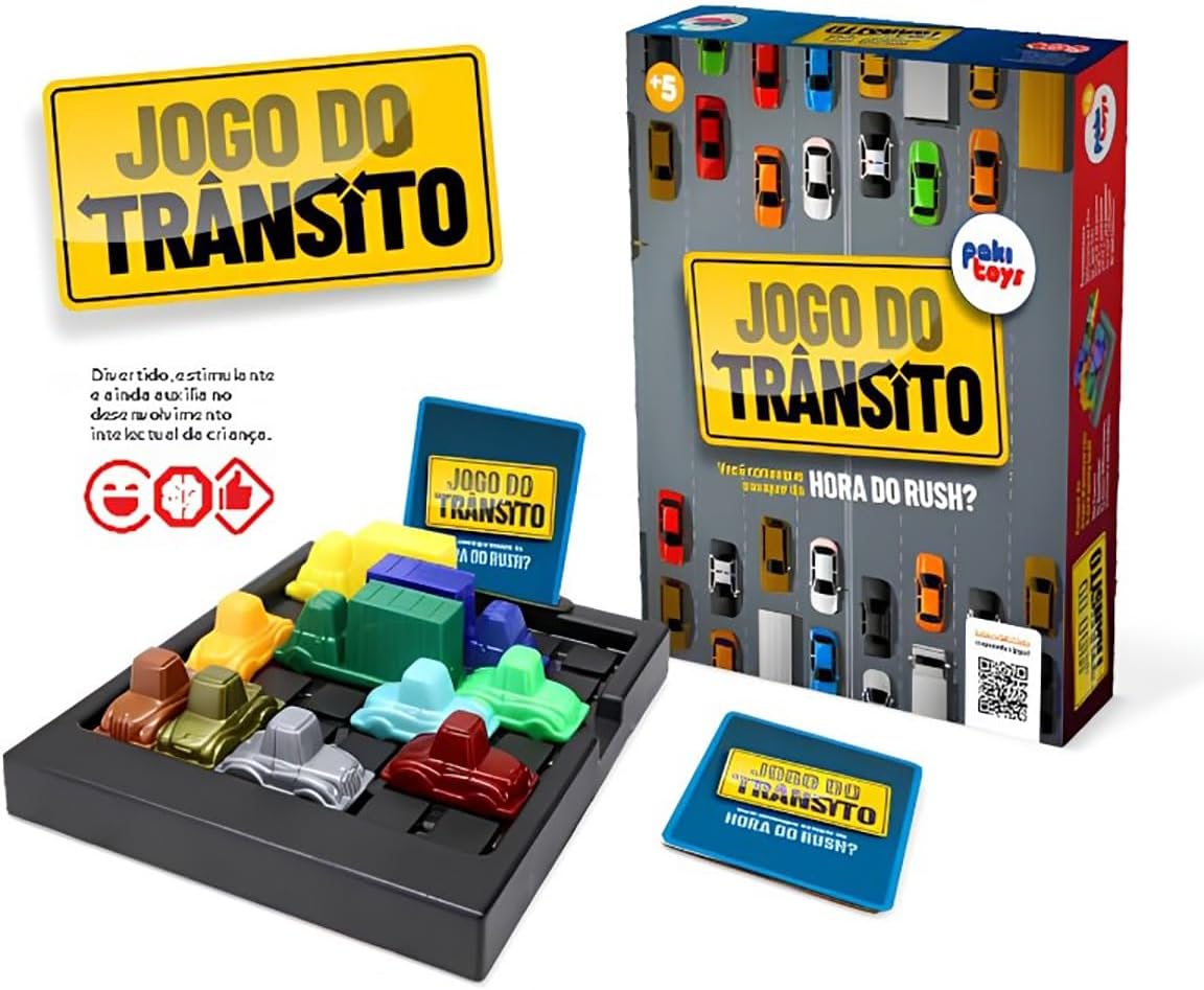 Brinquedo Jogo De Transito Diversão Educativo E Raciocínio