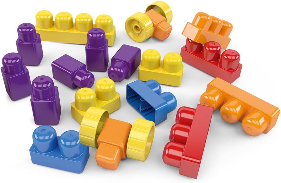 Brinquedo Para Montar Box Block com 19 Peças Dismat