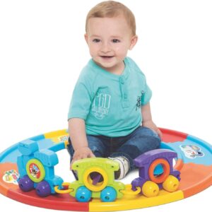 Brinquedo para Bebe Babytrain Express com 08 Trilhos Merco Toys
