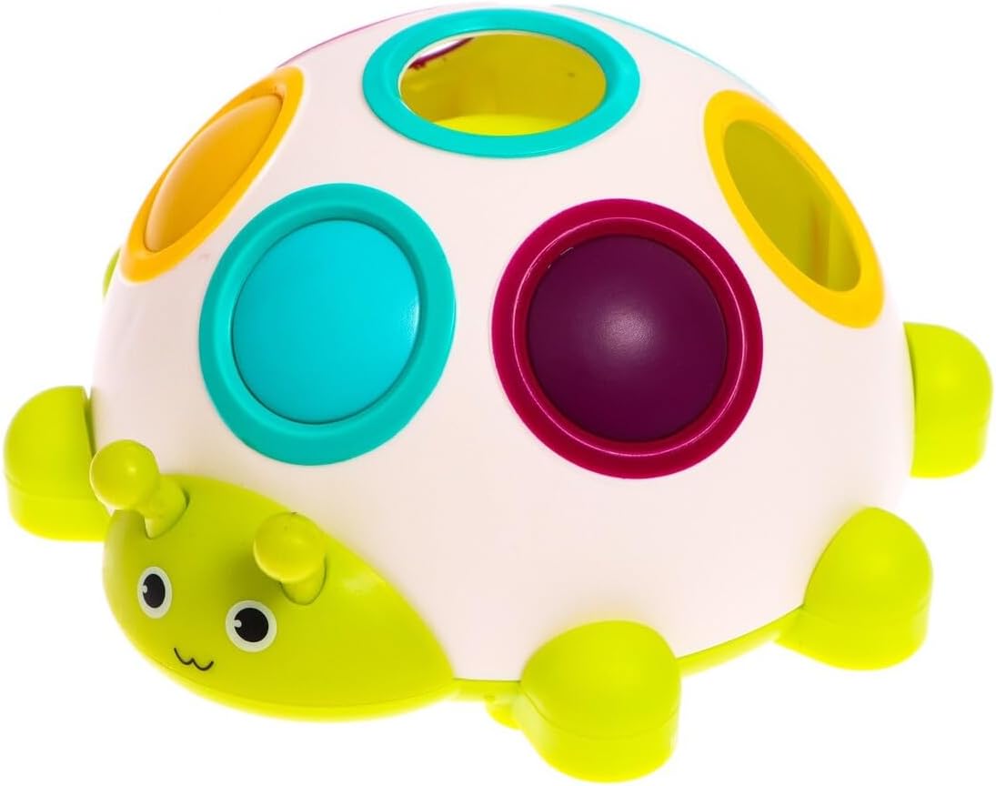 Brinquedo para Bebê Menino Menina Joana Baby Aprendendo as Cores Lúdico Didático Interativo Colorido Joaninha Criança Pequena