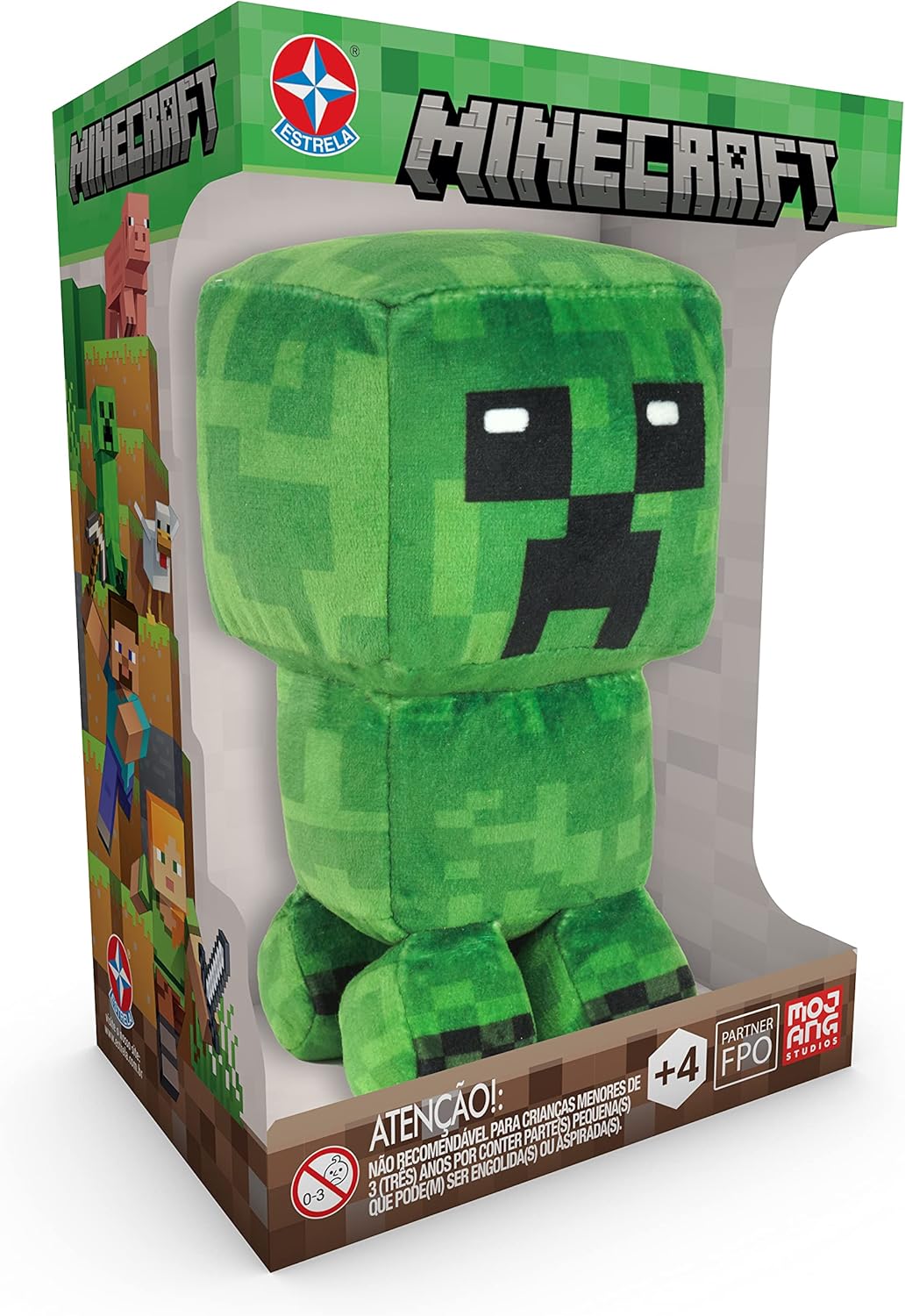 Brinquedos Estrela - Pelúcia Creeper Minecraft