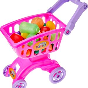 CARRINHO SUPER MARKET ROSA