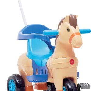 Calesita Veiculo Para Bebe Potó 2 Em 1 Azul