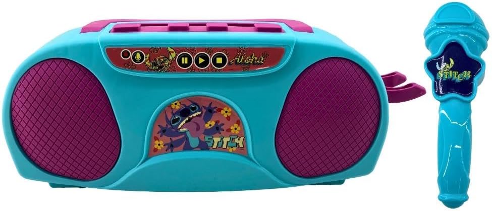 Candide, Boombox Karaokê Stitch, Disney - Com Microfone