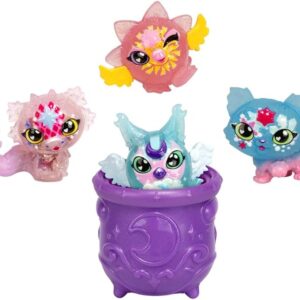 Candide, Magic Mixies Minis, Mini Bonecos, Shimmerverse - 4 mini figuras