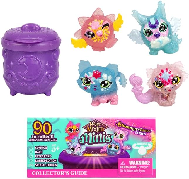 Candide, Magic Mixies Minis, Mini Bonecos, Shimmerverse - 4 mini figuras - Imagem 2