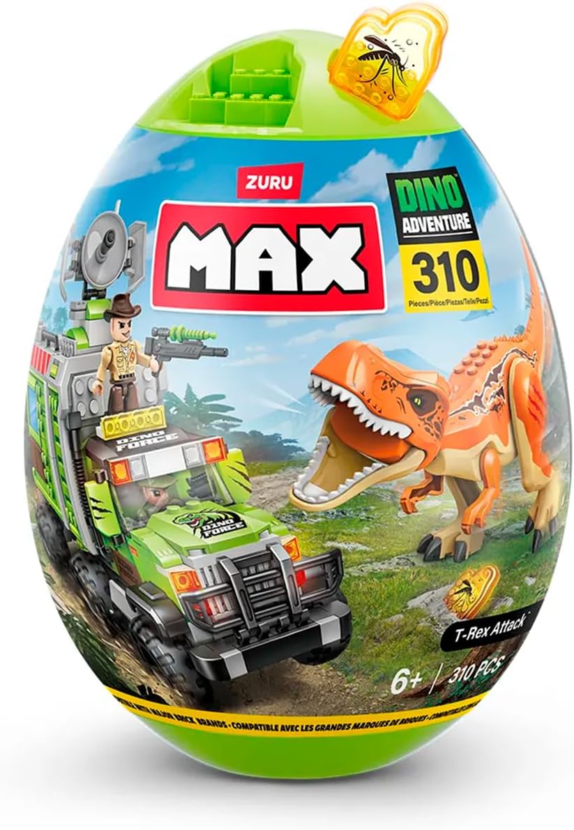 Candide, Max, Blocos de Construção, Dino Adventure, Blocos de Montar, Max Build, Acima de 6 anos - 310 peças