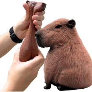 Capivara Grande Estica Esmaga Puxa Aperta AntiStres Squishy
