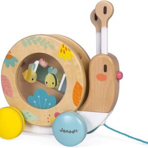 Caracol Musical Montável Para Passear Com Rodinhas
