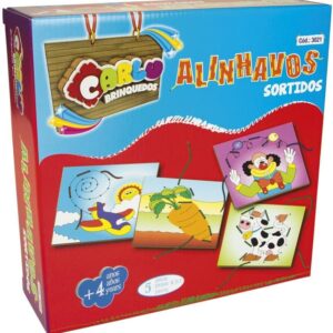 Carlu Brinquedos - Jogo Educativo, 4+ Anos, 05 Cadarços, Color Multicolorido, 3021