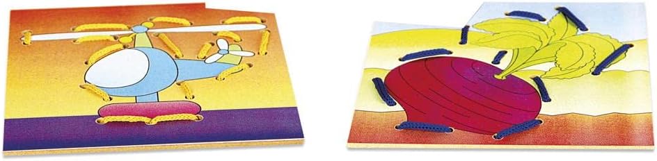 Carlu Brinquedos - Jogo Educativo, 4+ Anos, 05 Cadarços, Color Multicolorido, 3021 - Imagem 2