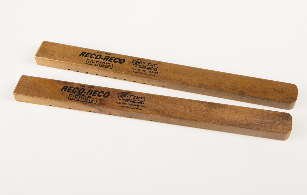 Carlu Brinquedos - Reco-Reco Instrumento Musical de Percussão, 4+ Anos, Multicolorido, 1694 - Imagem 2