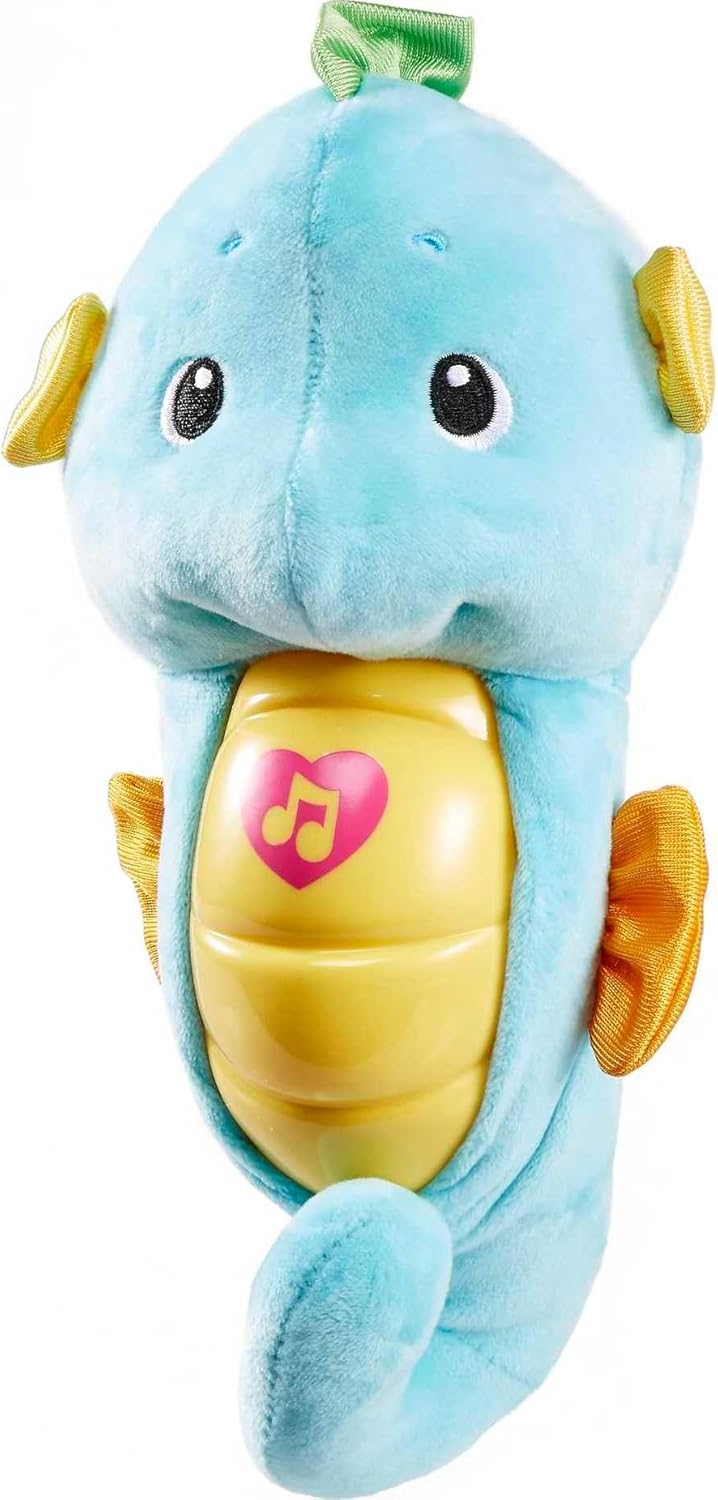 Cavalo Marinho com Luzes Fisher Price, Mattel, Azul