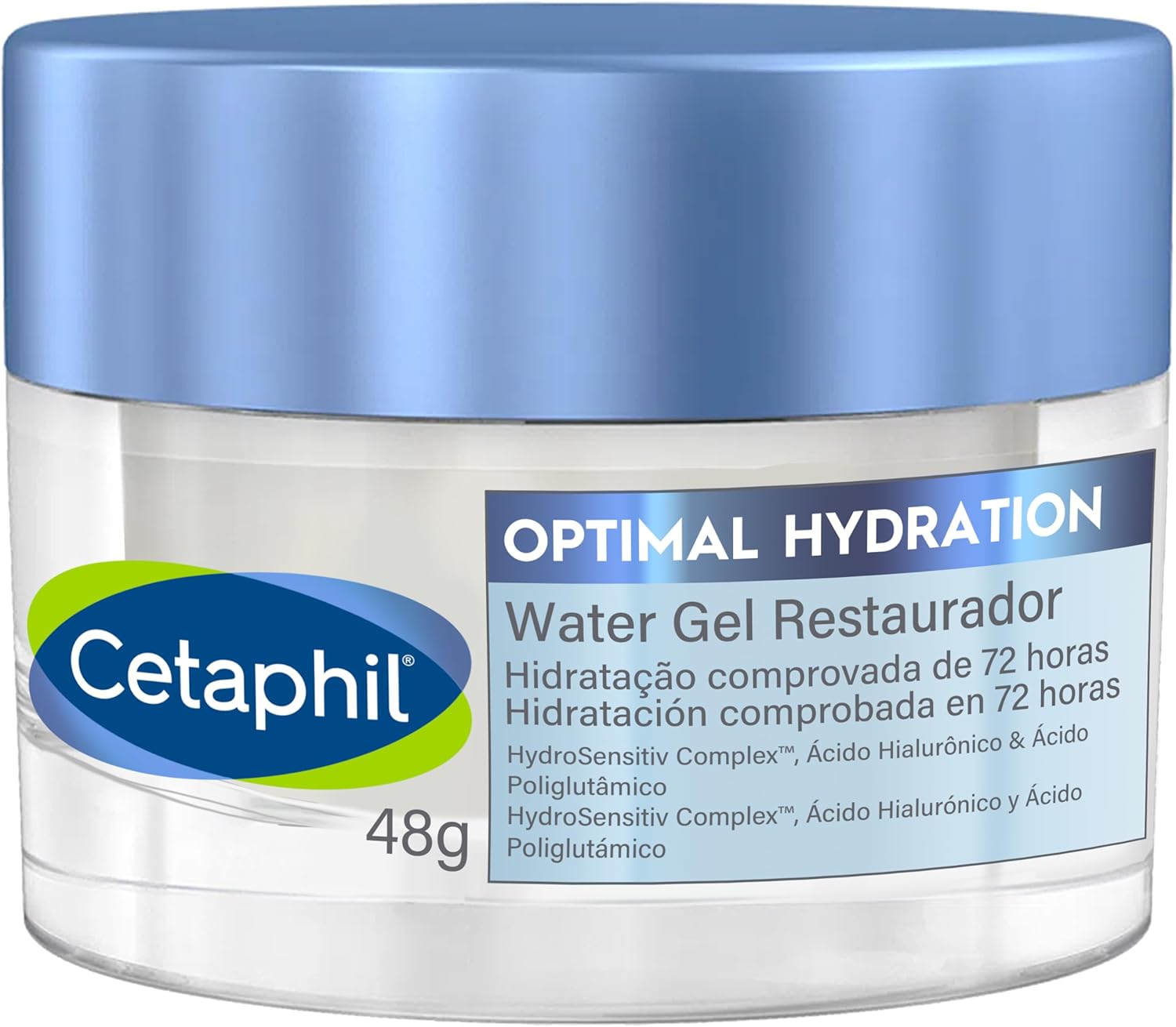 Cetaphil Optimal Hydration Water Gel Hidratante Com Ácido Hialurônico 48g