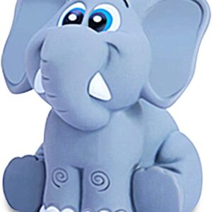 Cometa Brinquedos, Coleção Bichinhos, Vinil, Elefante, Colorido, Levemente Perfumado