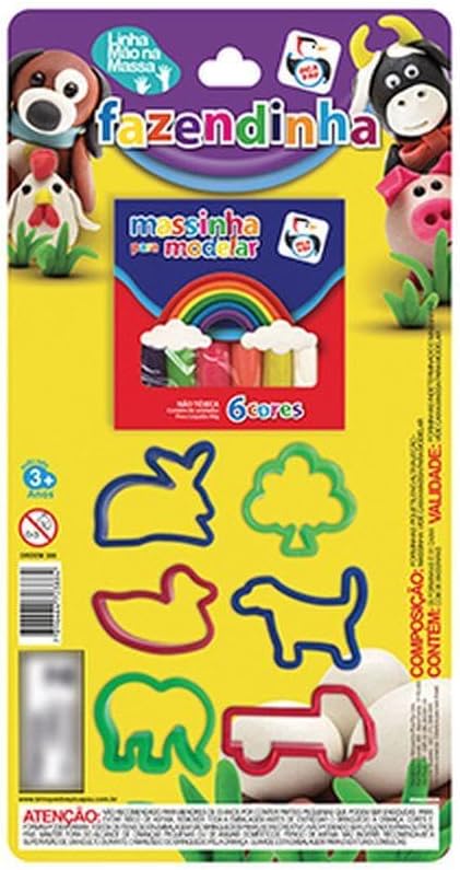 Conjunto de Massinha Brinquedos Pica Pau