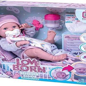 Cotiplás BRINQ. BONECA NENEM NANANDO, Modelo: 2588, Cor: Rosa