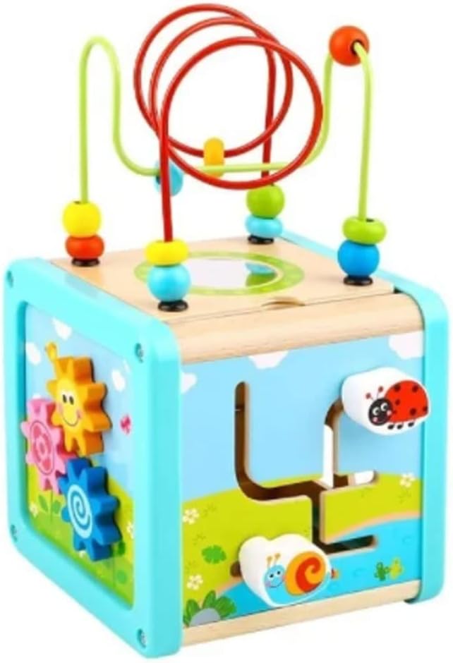 Cubo de Atividades 6 Peças TL088 Tooky Toy, Multicor