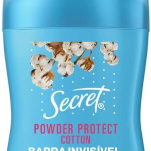 Desodorante Antitranspirante em Barra Secret Proteção de Algodão 45g