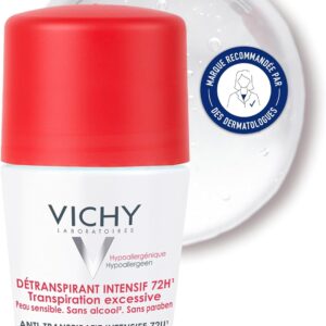 Desodorante Stress Resist 72H Roll on 50ml, Vichy, Branco