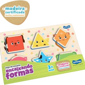 Encaixando Formas - Jogo de Encaixe - Toyster Brinquedos