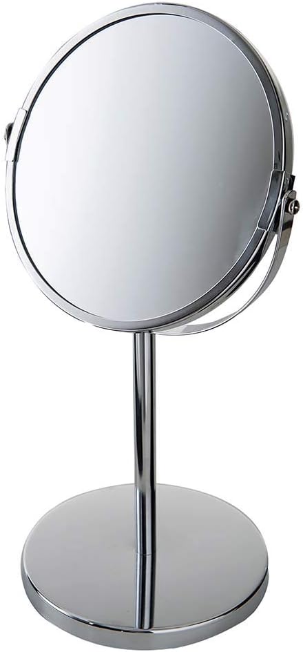 Espelho de Aumento Dupla Face Pedestal, Mor