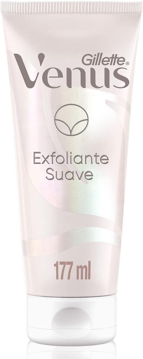 Gillette Venus Esfoliante Suave Especial Para Área Íntima, Protege sua Pele durante Depilação com Lâmina, ph Balanceado, 177 ml