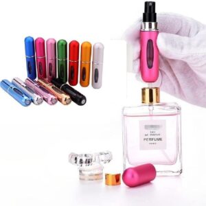 KIT 3 Mini frasco portátil de atomizador de perfume recarregável, frasco de perfume atomizador, spray de perfume recarregável