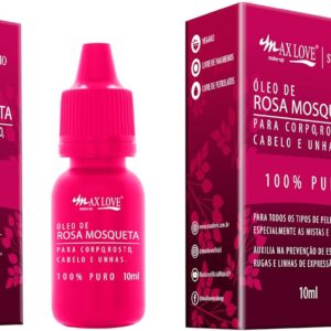 Kit 2 unidades - Óleo De Rosa Mosqueta 100% Puro - 10ml, tb - Max Love
