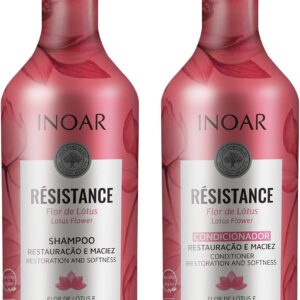 Kit Inoar Résistance Flor de Lótus Salon Duo Shampoo e Condicionador, Inoar