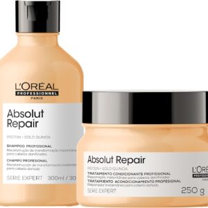 Kit L'Oréal Professionnel Shampoo Absolut Repair 300ml + Máscara Absolut Repair 250g