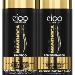 Kit Shampoo+Condicionador Eico Mandioca 450Ml