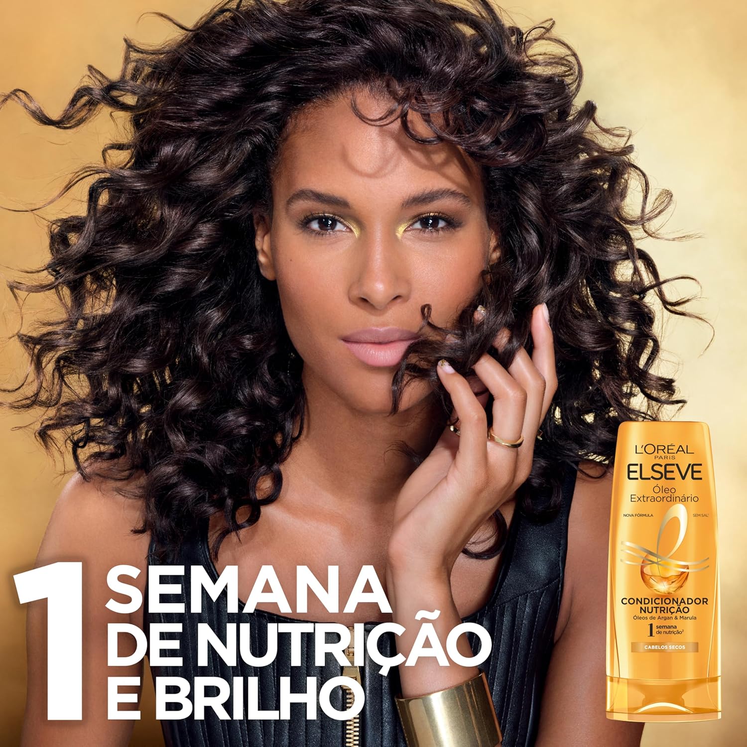 L'Oréal Paris Elseve Condicionador Óleo Extraordinário Nutrição, Brilho e Maciez Intensos, 400ml - Imagem 2