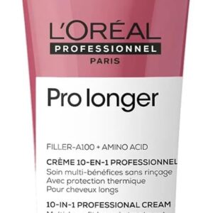L'Oréal Professionnel Leave-in Pro Longer, Para cabelos finos, Preenche e reduz visivelmente a aparência de pontas duplas, Pontas mais Preenchidas e Brilho, 150ml