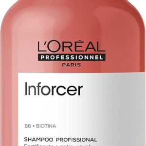 L'Oréal Professionnel Shampoo Antiquebra Inforcer, Protege, Previne Quebras e Adiciona Suavidade, Para cabelos fracos, frágeis e danificados, Com Biotina, 300ml