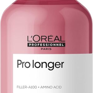 L'Oréal Professionnel Shampoo Pro Longer, Reduz a Quebra e Aparência de Pontas Duplas, Adiciona Volume e Brilho, Para Cabelos Finos e Com Afinamento, 750ml