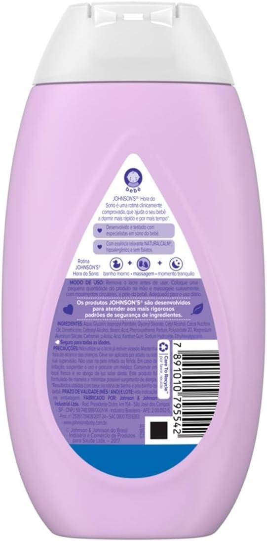 Loção Hidratante Relaxante Para Uso Diário Johnson's Baby Hora Do Sono, 200mL - Imagem 2