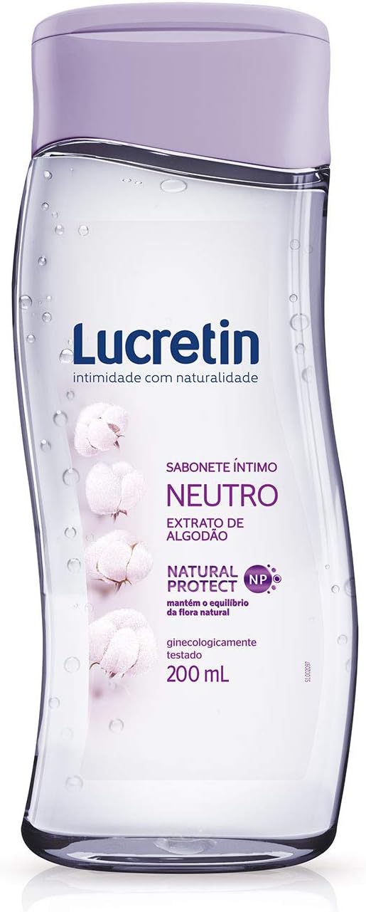 Lucretin Sabonete Líquido Íntimo Neutro 200Ml