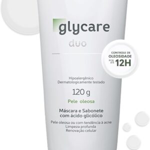 Mantecorp Glycare Duo 120g – Sabonete Líquido e Máscara Facial com Ácido Glicólico e Niacinamida