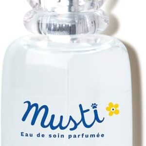 Mustela Perfume Musti Spray 50Ml - Colônia Eau De Soin Infantil Suave - Sem Álcool Hipoalergênico E Feito Com 92% De Ingredientes De Origem Natural - Bebê E Criança