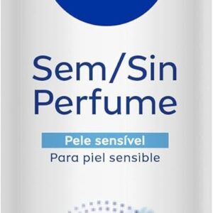 NIVEA Desodorante Antitranspirante Aerossol Sem Perfume Pele Sensível 150ml - Proteção prolongada de 48h para peles sensíveis, com extrato de camomila, sem álcool etílico e sem perfume