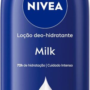 NIVEA Hidratante Corporal Milk Pele Seca - Nutrição intensa para pele seca a extrasseca, com fórmula cremosa que deixa a pele macia, cheirosa e hidratada por 48h - 400ml