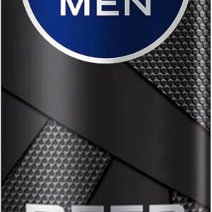 NIVEA MEN Desodorante Antitranspirante Aerossol Masculino Deep Original 150ml - Proteção prolongada de 48h, fórmula com carvão ativado, combate impurezas, antibacteriano, perfume prolongado