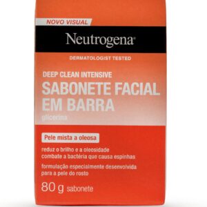 Neutrogena Sabonete Facial em Barra Deep Clean Intensive, 80g