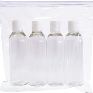 1 Kit Viagem 4 Frasco Shampoo Creme Sabonete FT 100ml