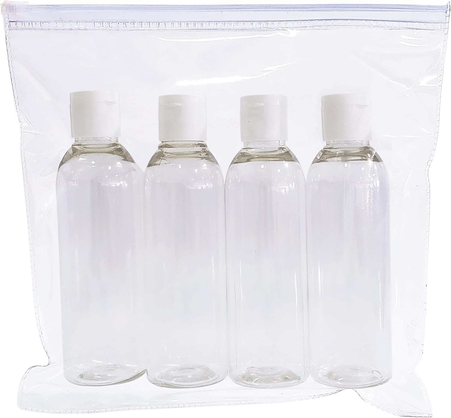 1 Kit Viagem 4 Frasco Shampoo Creme Sabonete FT 100ml